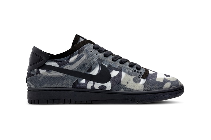 コムデギャルソン x ナイキ ダンクの発売情報が解禁 comme des garcons nike dunk low black monogram print release information buy cop purchase details paris fashion week september 2019 men's women's sizing