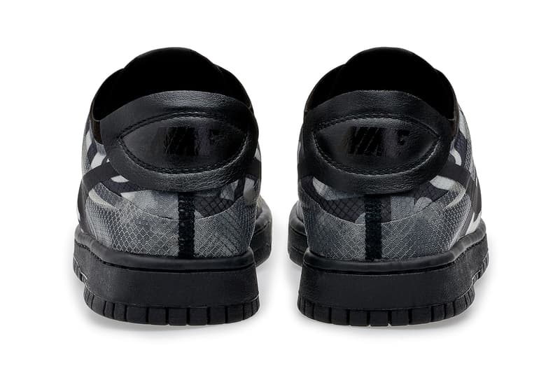 コムデギャルソン x ナイキ ダンクの発売情報が解禁 comme des garcons nike dunk low black monogram print release information buy cop purchase details paris fashion week september 2019 men's women's sizing