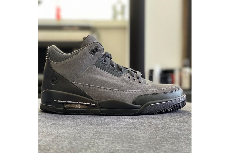 hiroshi fujiwara 藤原ヒロシ fragment design フラグメント デザイン Air Jordan 3 のサンプルを公開 エアジョーダン3