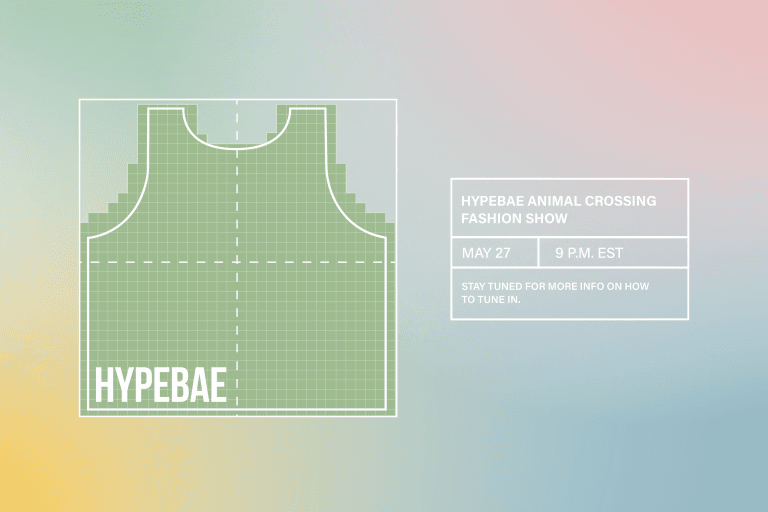 『あつまれ どうぶつの森』内で HYPEBAE 主催のファッションショーが開催