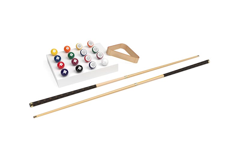 Louis Vuitton からカスタマイズ可能なモノグラム柄を施した高品質な仕様のビリヤード台が登場 louis vuitton billiards set made to order release information details homeware pool snookeer balls cue table buy cop purchase order