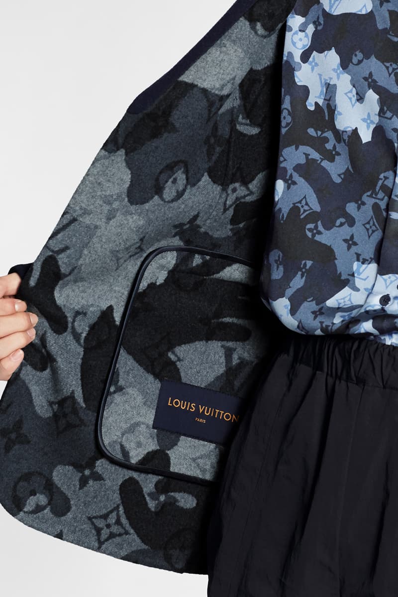 Louis Vuitton がマルチパターンを落とし込んだ2020年秋冬プレコレクションを発表 Louis Vuitton Pre-Collection FW20 Menswear Patterns leaf camouflage monogram camo fall winter 2020 virgil abloh printed bag