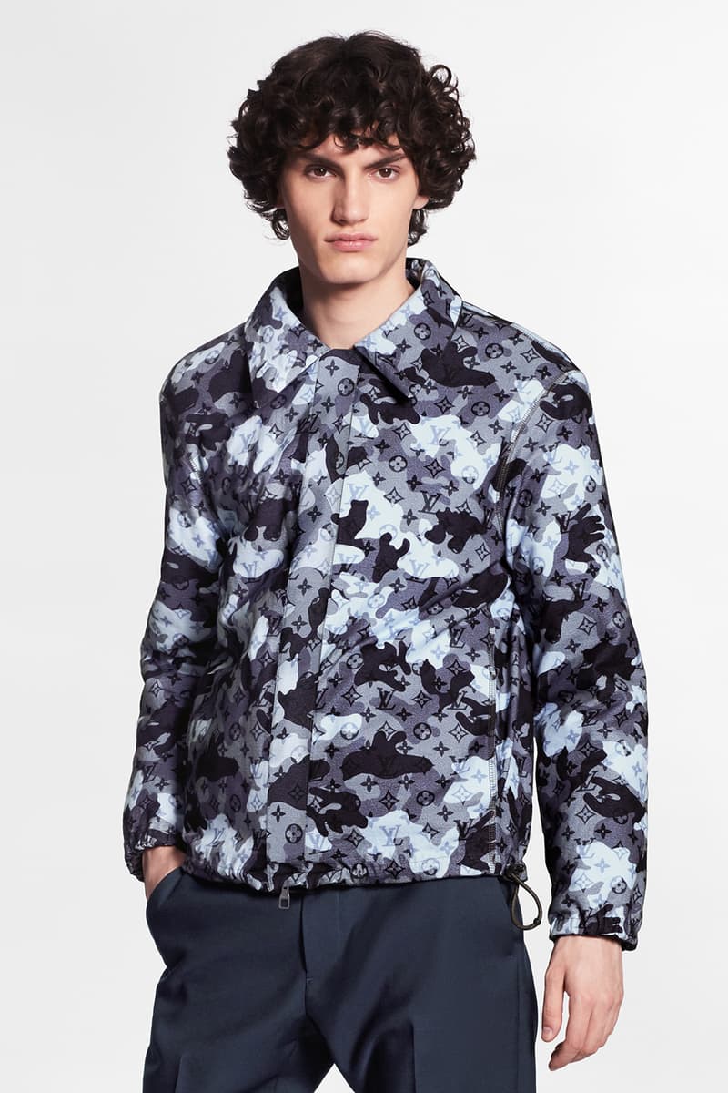 Louis Vuitton がマルチパターンを落とし込んだ2020年秋冬プレコレクションを発表 Louis Vuitton Pre-Collection FW20 Menswear Patterns leaf camouflage monogram camo fall winter 2020 virgil abloh printed bag