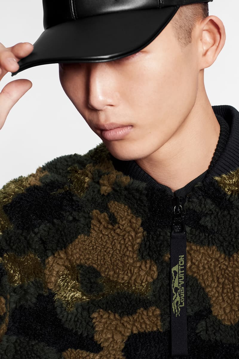 Louis Vuitton がマルチパターンを落とし込んだ2020年秋冬プレコレクションを発表 Louis Vuitton Pre-Collection FW20 Menswear Patterns leaf camouflage monogram camo fall winter 2020 virgil abloh printed bag