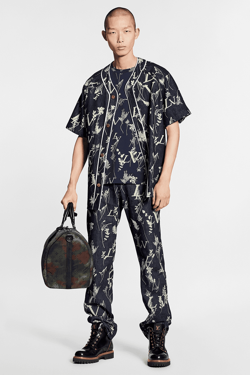 Louis Vuitton がマルチパターンを落とし込んだ2020年秋冬プレコレクションを発表 Louis Vuitton Pre-Collection FW20 Menswear Patterns leaf camouflage monogram camo fall winter 2020 virgil abloh printed bag