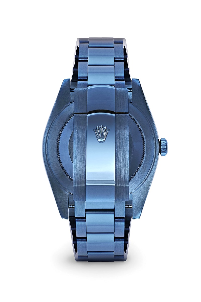 MAD Paris より色鮮やかな Rolex Day-Date と Datejust 41 のカスタムウォッチ2型が登場 MAD Paris Rolex Day-Date Blue Dial, Sapphire Bezel (Black) Rolex Datejust 41 With Ghost Dial (Blue) Release Information Watches Expensive Luxury Dover Street Market London DSM