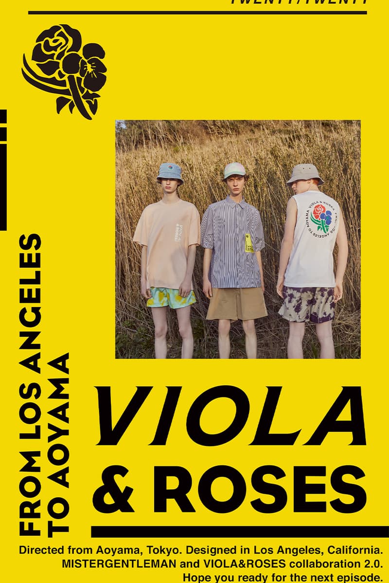 MISTERGENTLEMAN ミスタージェントルマン と VIOLA & ROSES ヴィオラ&ローゼス によるエクスクルーシブなコラボアイテム第2弾がリリース