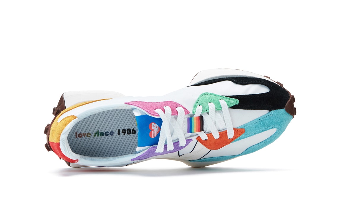 ニューバランスがプライド月間をテーマとした新作フットウェアを発表 New Balance が “2020 Pride”コレクションを公開 New Balance 2020 Pride Collection LGBTQ flag running gay parade colors rainbow Made in USA footwear 