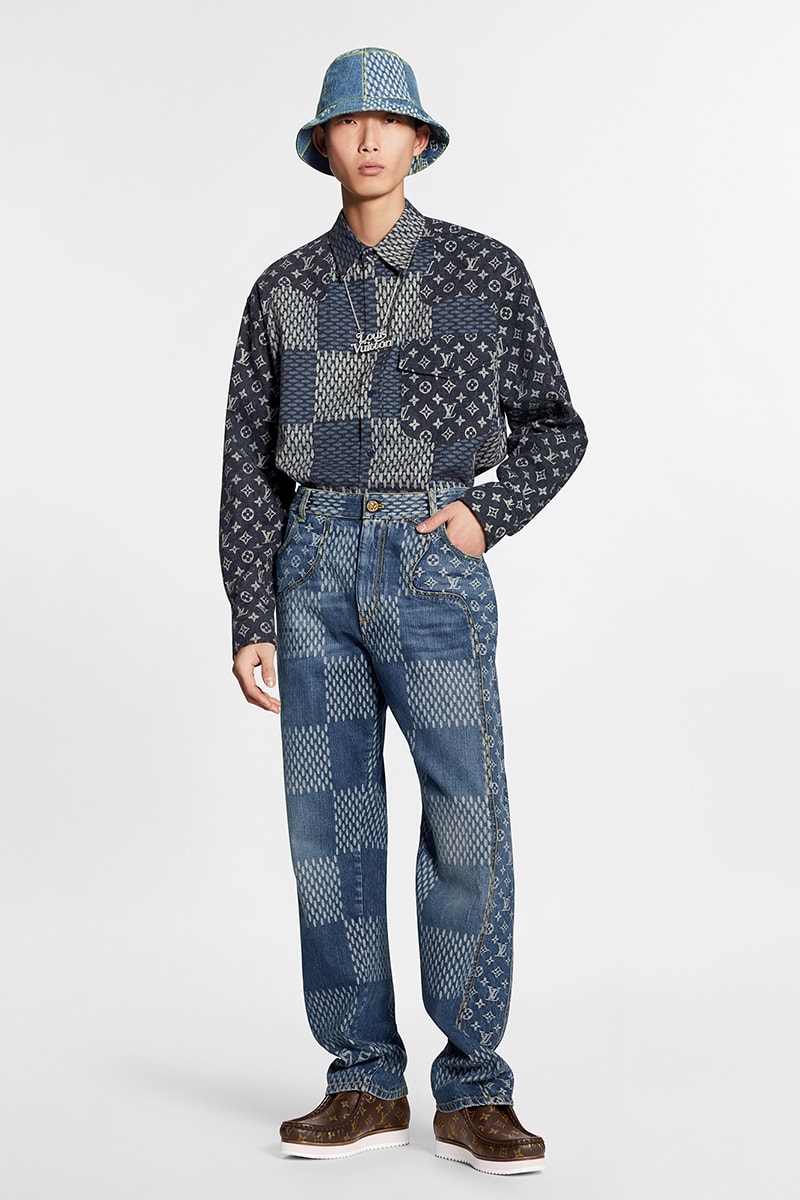 NIGO x ヴァージル・アブローによる LV² コレクション第1弾ドロップの全貌が明らかに Virgil Abloh NIGO Virgil Abloh Louis Vuitton LV² Drop 1 Release Info Buy Price Denim Jeans Bags Necklace Human Made