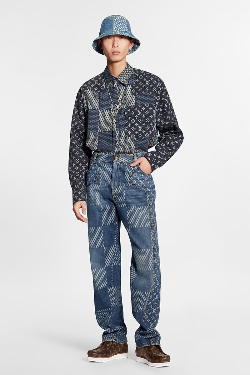 NIGO x ヴァージル・アブローによる LV² コレクション第1弾ドロップの全貌が明らかに Virgil Abloh NIGO Virgil Abloh Louis Vuitton LV² Drop 1 Release Info Buy Price Denim Jeans Bags Necklace Human Made