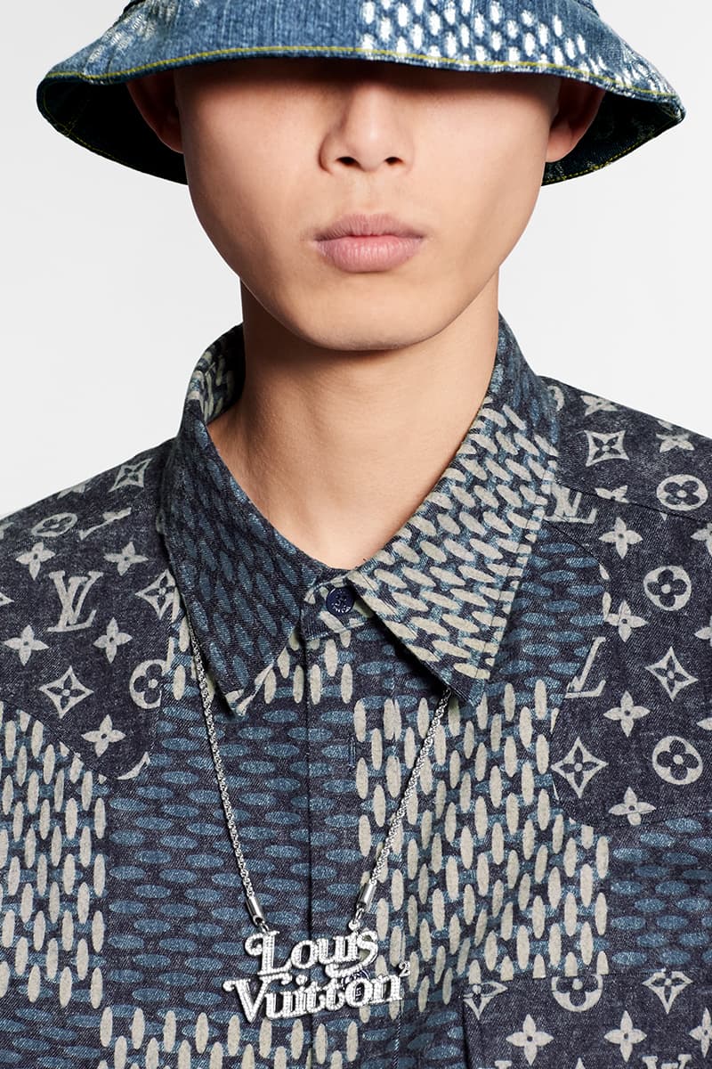 NIGO x ヴァージル・アブローによる LV² コレクション第1弾ドロップの全貌が明らかに Virgil Abloh NIGO Virgil Abloh Louis Vuitton LV² Drop 1 Release Info Buy Price Denim Jeans Bags Necklace Human Made