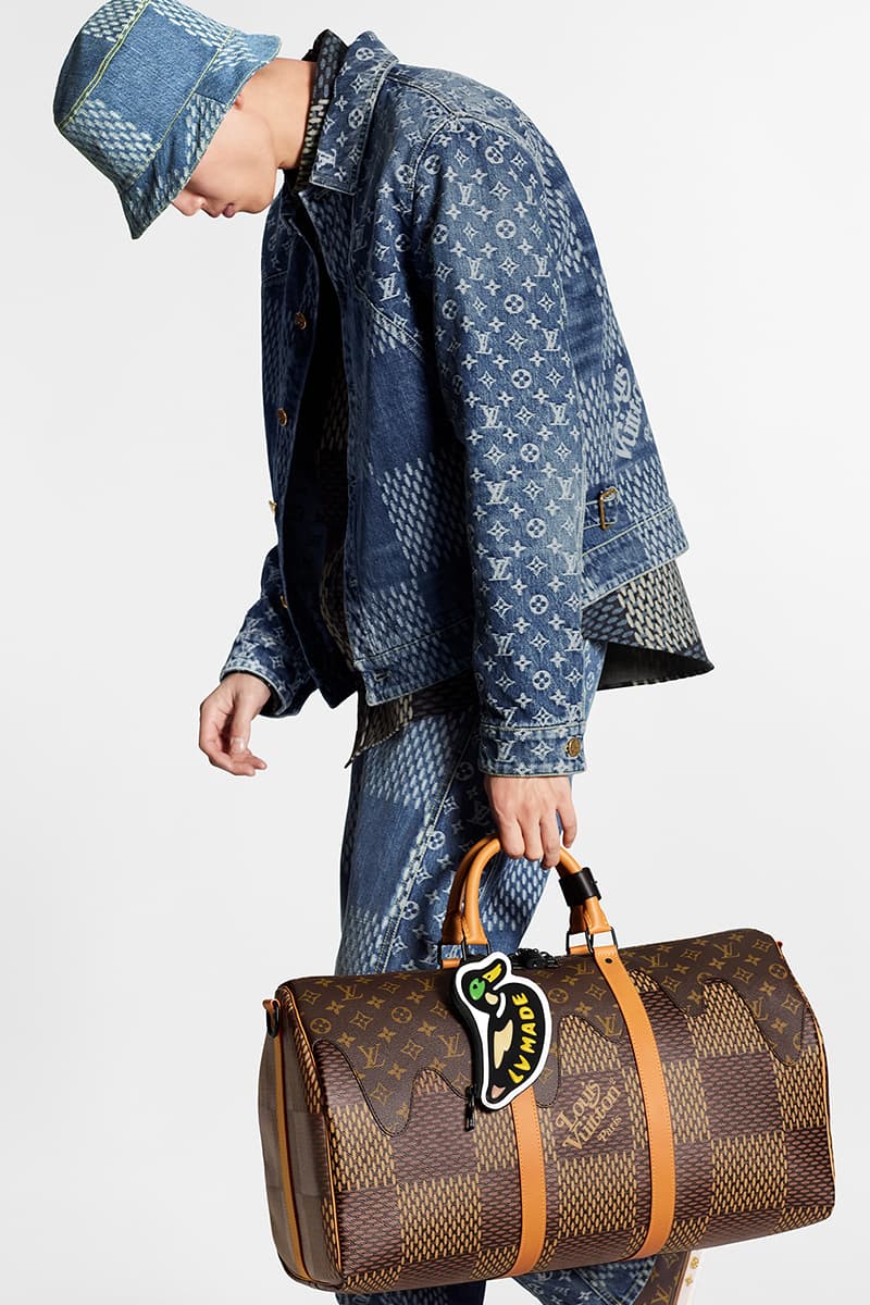 NIGO x ヴァージル・アブローによる LV² コレクション第1弾ドロップの全貌が明らかに Virgil Abloh NIGO Virgil Abloh Louis Vuitton LV² Drop 1 Release Info Buy Price Denim Jeans Bags Necklace Human Made
