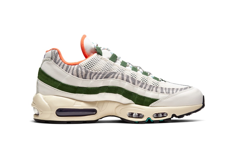 ナイキ エアマックス95 エラ Nike からゼブラ柄を取り入れた新作 Air Max 95 “Era” が発売 nike sportswear air max 95 era sail new forest green CZ9723 100 official release date info photos price store list