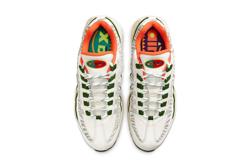 ナイキ エアマックス95 エラ Nike からゼブラ柄を取り入れた新作 Air Max 95 “Era” が発売 nike sportswear air max 95 era sail new forest green CZ9723 100 official release date info photos price store list