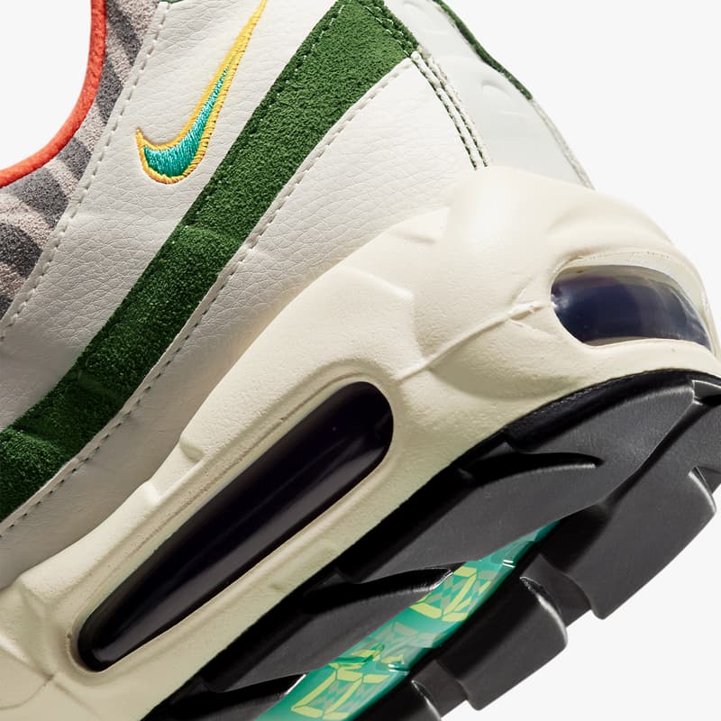 ナイキ エアマックス95 エラ Nike からゼブラ柄を取り入れた新作 Air Max 95 “Era” が発売 nike sportswear air max 95 era sail new forest green CZ9723 100 official release date info photos price store list