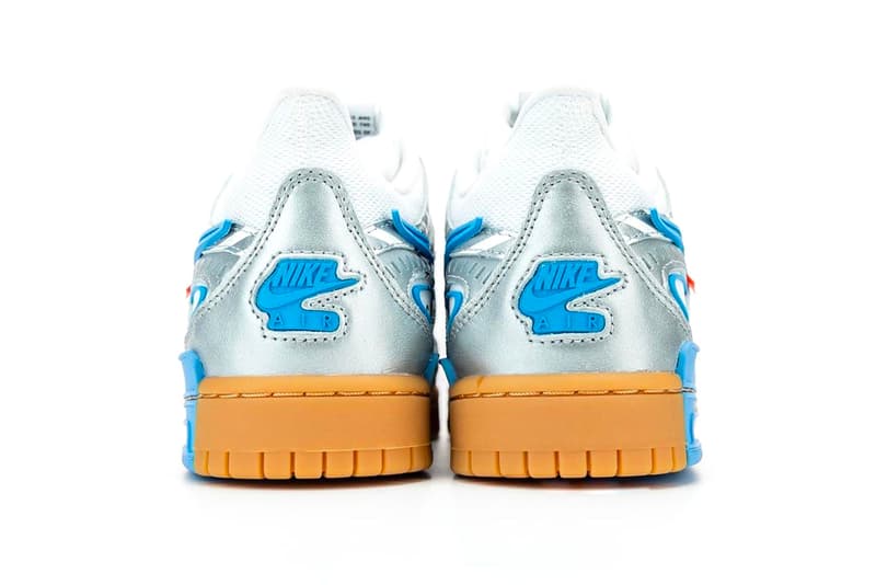 オフホワイト x ナイキの最新コラボ Air Rubber Dunkが浮上 〈VAINL ARCHIVE（ヴァイナル アーカイブ）〉Off White Nike Air Rubber Dunk University Blue First Look CU6015-100 Release Info Buy Price 
