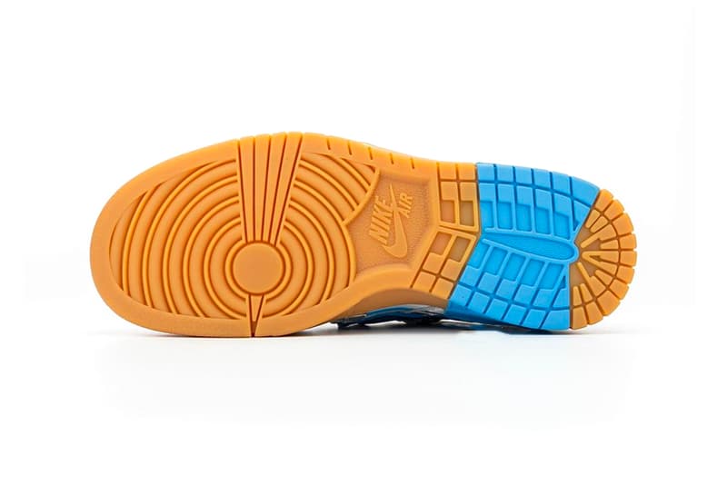 オフホワイト x ナイキの最新コラボ Air Rubber Dunkが浮上 〈VAINL ARCHIVE(ヴァイナル アーカイブ)〉Off White Nike Air Rubber Dunk University Blue First Look CU6015-100 Release Info Buy Price
