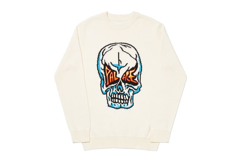 パレス スケートボード Palace Summer 2020 Knits knitwear sweater weather skull flaming logo dello Sportivo