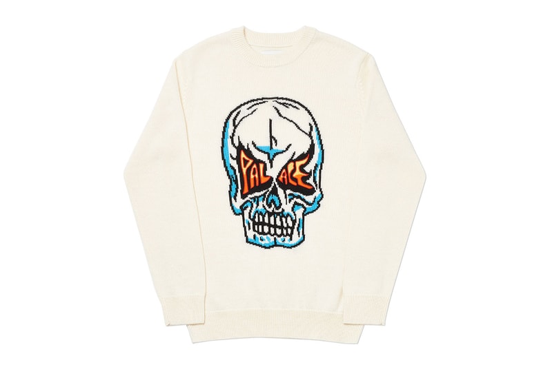 パレス スケートボード Palace Summer 2020 Knits knitwear sweater weather skull flaming logo dello Sportivo