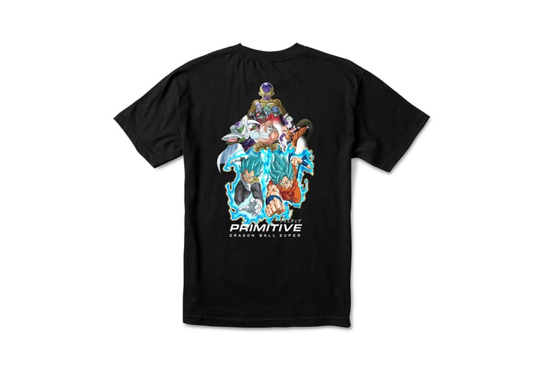 プリミティブ スケートボーディング LAスケートレーベル Primitive Skateboarding から『ドラゴンボール超』とのコラボコレクションが登場 Primitive Skateboarding x Dragon Ball Super Collection release SSJ super saiyan blue Goku Frieza Golden Vegeta Android 17 18 Z fighters anime Skateboarding hoodies skate decks 