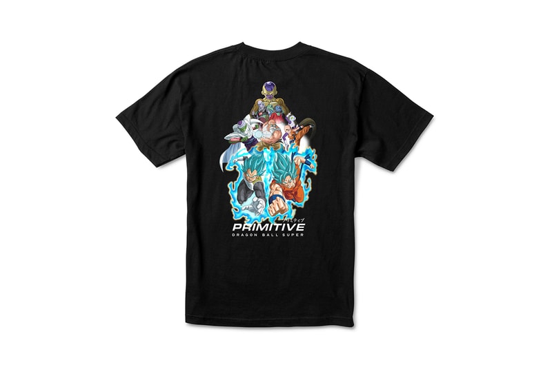 プリミティブ スケートボーディング LAスケートレーベル Primitive Skateboarding から『ドラゴンボール超』とのコラボコレクションが登場 Primitive Skateboarding x Dragon Ball Super Collection release SSJ super saiyan blue Goku Frieza Golden Vegeta Android 17 18 Z fighters anime Skateboarding hoodies skate decks 