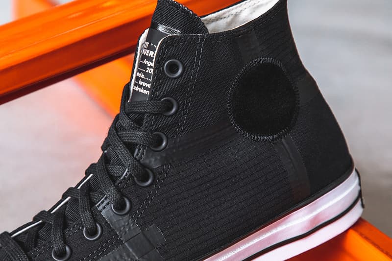 ロキット コンバース LAの気鋭ストリートブランド ROKIT × Converse によるコラボ Chuck 70 が発売 rokit converse chuck taylor 70 all star black white orange Los Angeles 2020, dedicated to those forever unbroken skateboarding skating basketball release information details buy cop purchase hbx