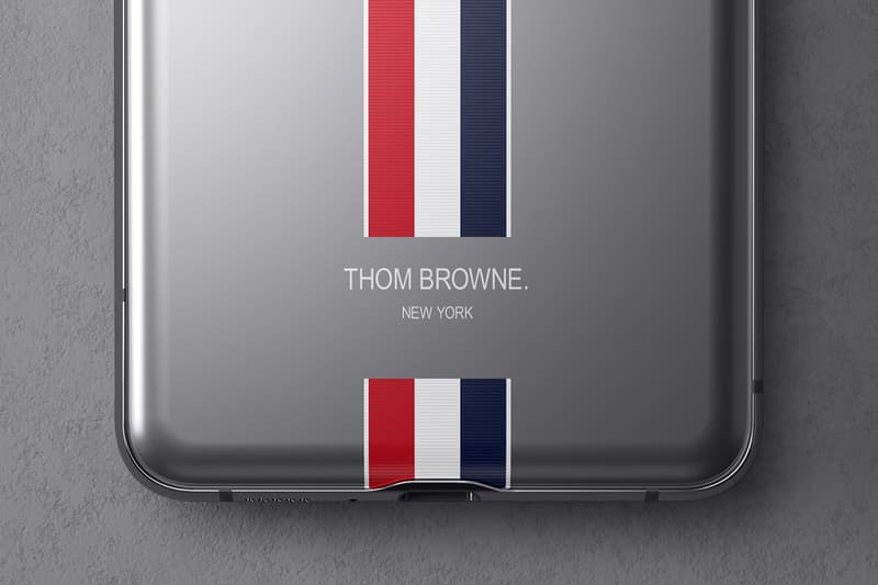 Thom Browne × Samsung の最新スマートフォン Galaxy Z Flip の限定コラボモデルが国内販売を開始