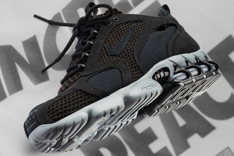 ステューシー ナイキ STÜSSY & Nike によるコラボフットウエアの新色が発売 stussy nike sportswear air zoom spiridon cage 2 black cool grey increase the peace t shirt release date info photos price store list