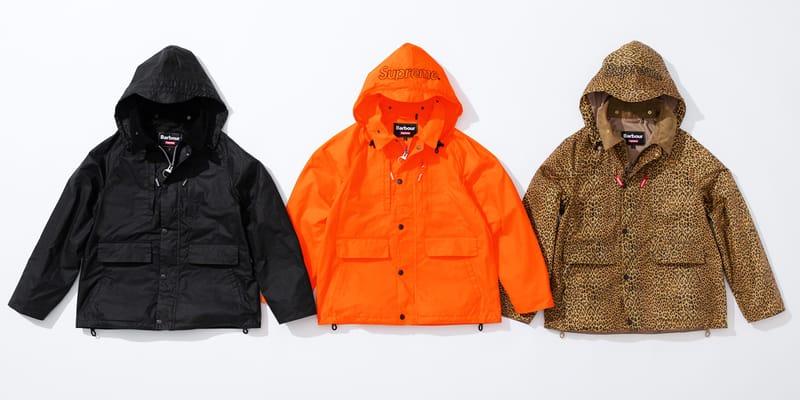 supreme barbour leopard jacket