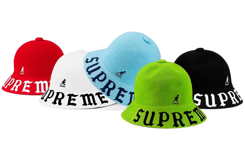 シュプリーム Supreme 2020年春夏コレクション発売アイテム - Week 12 Daniel Johnston（ダニエル・ジョンストン）とのコラボカプセルをはじめ、リップストップ素材のユーティリティジャケット、胸元にボックスロゴがワンポイントで施されたフーディ、後染め加工のロングスリーブのトップス、テーラードのセットアップ、〈KANGOL（カンゴール）〉とのコラボヘッドウェア、「Mechanix Wear（メカニクス ウェア）」製のグローブ、ボックスロゴが構成された折り畳みチェアーなどが並ぶ。