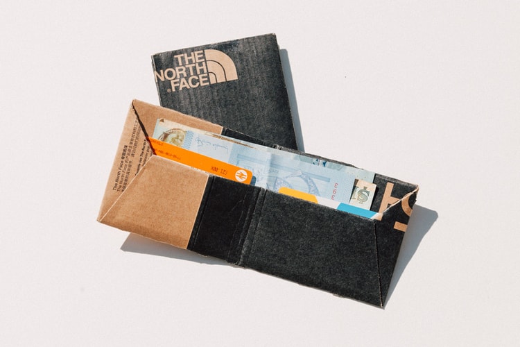 THE NORTH FACE と段ボールアーティストの島津冬樹がシューボックスで財布を製作する DIY 動画を公開