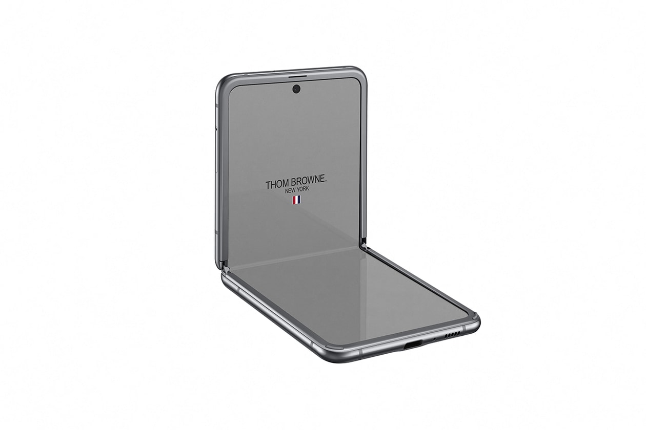 Thom Browne × Samsung の最新スマートフォン Galaxy Z Flip の限定コラボモデルが国内販売を開始
