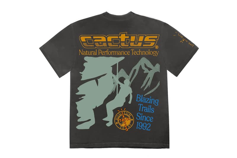 トラヴィス・スコット “カクタス トレイルズ” Travis Scott が “Cactus Trails” をテーマにした新作マーチャンダイズをドロップ Travis Scott Cactus Trails Merch Collection Release Info 270 React Nike Hoodie T-shirt sherpa vest pullover shorts sleeping bag hammock socks bandana keychain bottle