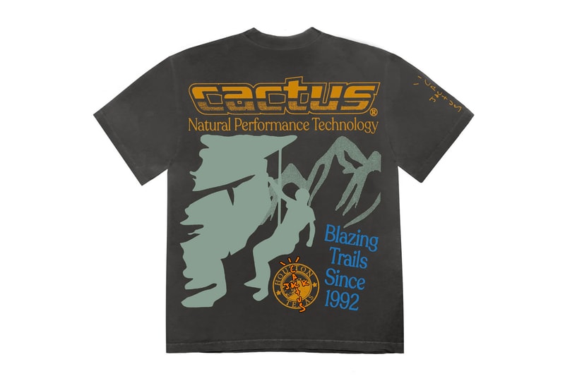 トラヴィス・スコット “カクタス トレイルズ” Travis Scott が “Cactus Trails” をテーマにした新作マーチャンダイズをドロップ Travis Scott Cactus Trails Merch Collection Release Info 270 React Nike Hoodie T-shirt sherpa vest pullover shorts sleeping bag hammock socks bandana keychain bottle
