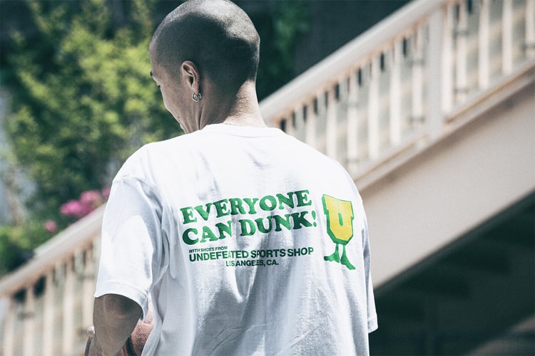 UNDEFEATED が Nike Dunk Low “Brazil” の復刻リリースを記念したスペシャルTシャツをリリース
