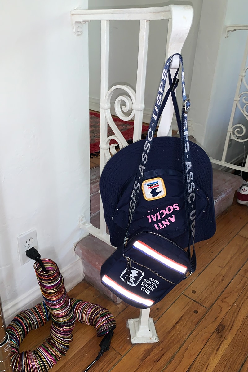 アンチ・ソーシャル・ソーシャル・クラブ コラボ アメリカ合衆国郵便公社USPS Anti Social Social Club Capsule Lookbook Release work jacket button up sun hat hoodie cap United States Postal Service