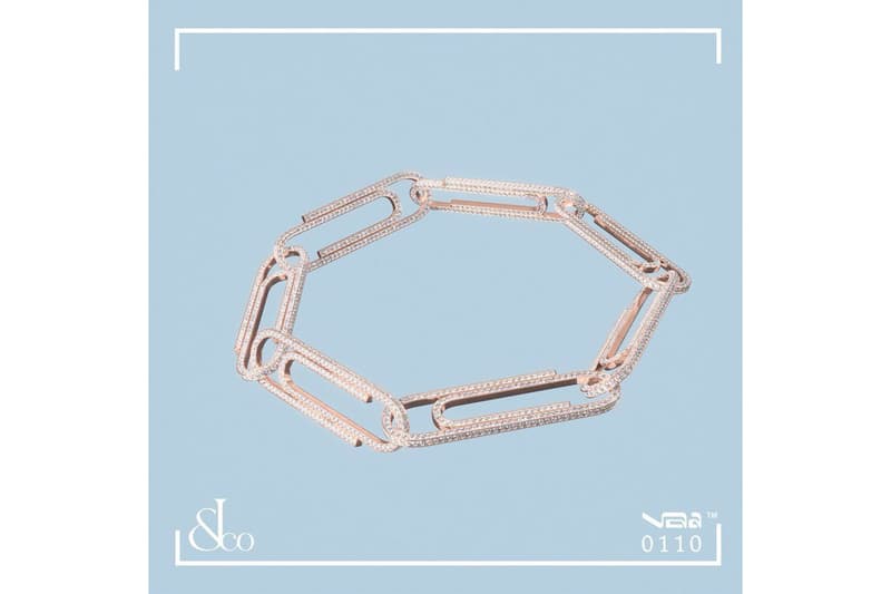 ヴァージルアブローの完全受注生産ジュエリーラインに新作が追加 Virgil Abloh x Jacob & Co. New "Office Supplies" Paperclips Bracelets Earrings Gold Rose White Yellow Diamonds 