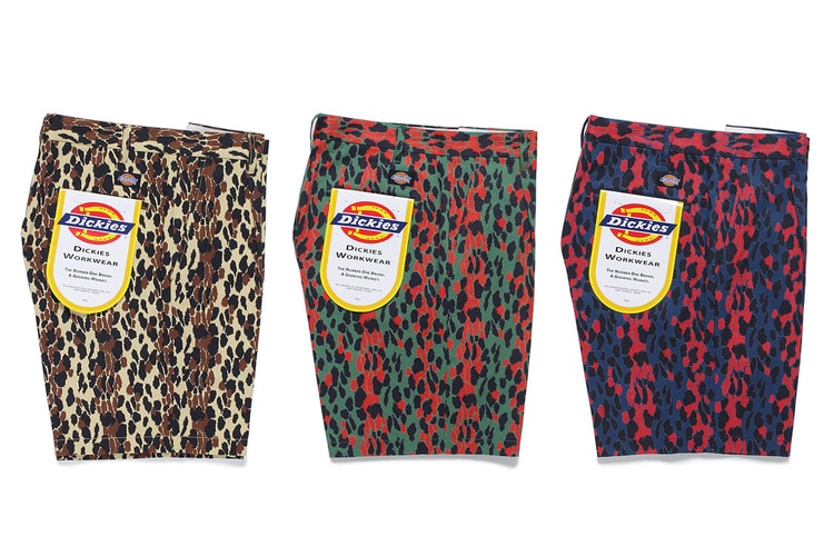WACKO MARIA からレオパード柄をまとった Dickies とのコラボショーツが登場