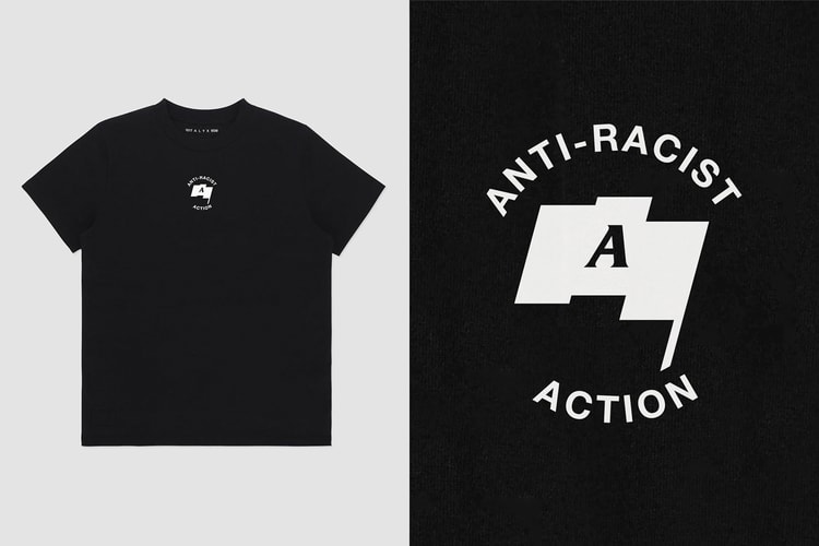 1017 ALYX 9SM から Anti-Racist Action Tシャツが再発決定