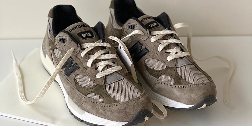 ジョウンドがニューバランスとの新たなコラボと目される992を公開  