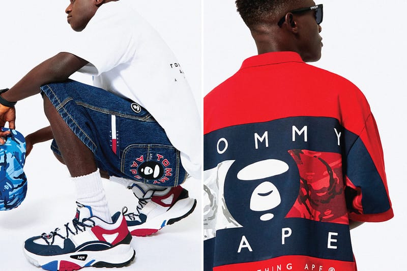AAPE BY A BATHING APE® x Tommy Jeans の初となるコラボコレクションが登場