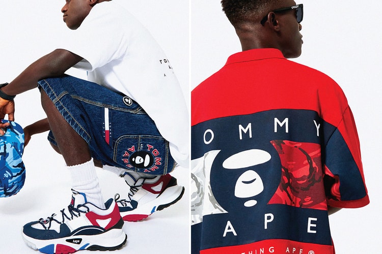 AAPE BY A BATHING APE® x Tommy Jeans の初となるコラボコレクションが登場