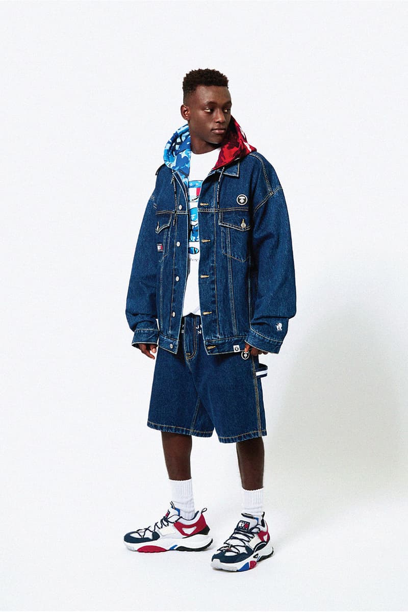 エーエイプ x トミージーンズ AAPE BY A BATHING APE® x Tommy Jeans の初となるコラボコレクションが登場