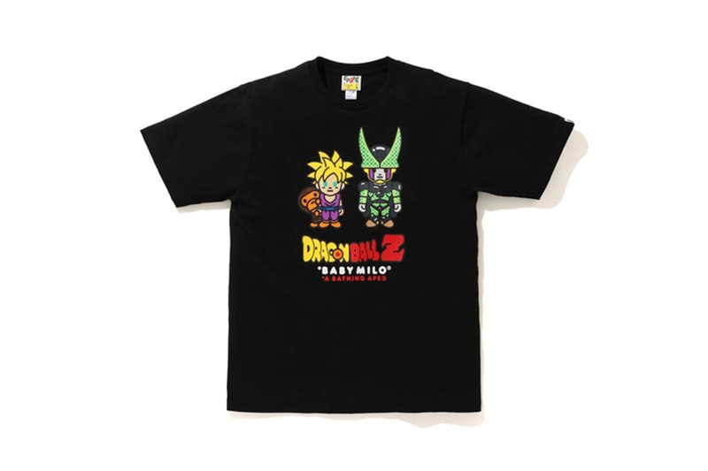 BAPE® x『ドラゴンボールZ』のコラボアパレルが登場 dragon ball z 人造人間/セル編をテーマとする本コラボ。孫悟空、ベジータ、孫悟飯、未来トランクス