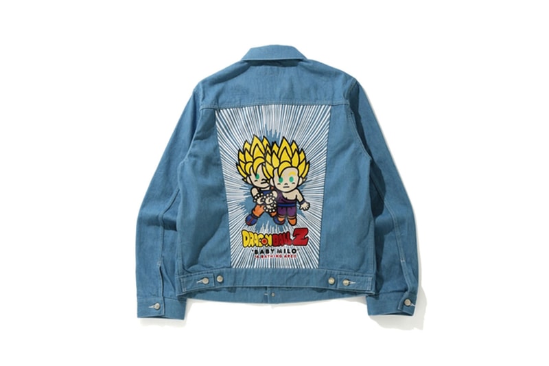 BAPE® x『ドラゴンボールZ』のコラボアパレルが登場 dragon ball z 人造人間/セル編をテーマとする本コラボ。孫悟空、ベジータ、孫悟飯、未来トランクス