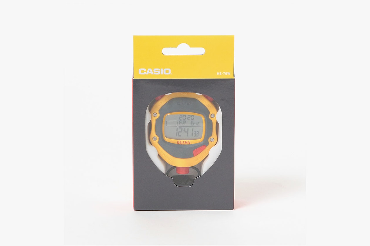 ビームス x カシオ BEAMS x CASIO から G-SHOCK “ジェイソンモデル”の人気カラーを落とし込んだストップウォッチが登場
