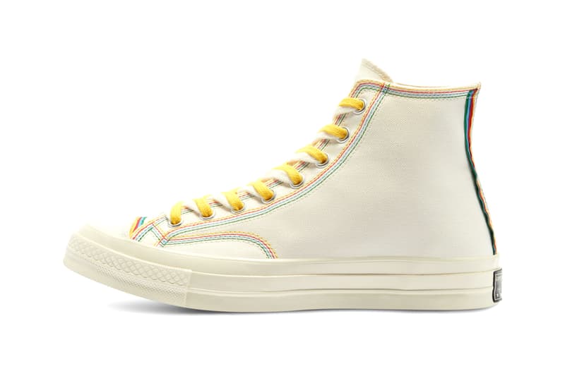 Converse からマルチカラーのステッチが施された新作 Chuck 70 が登場 converse chuck 70 hi layers black white multicolor egret 169047c 169046c official release date info photos price store list