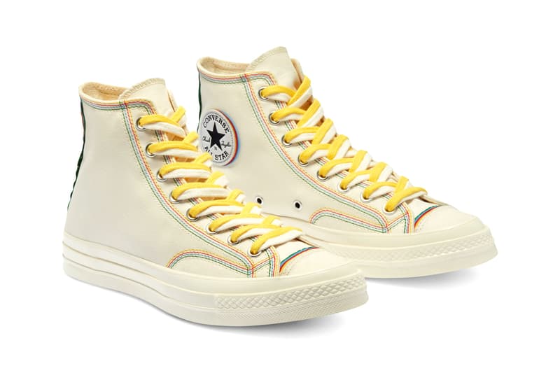 Converse からマルチカラーのステッチが施された新作 Chuck 70 が登場 converse chuck 70 hi layers black white multicolor egret 169047c 169046c official release date info photos price store list
