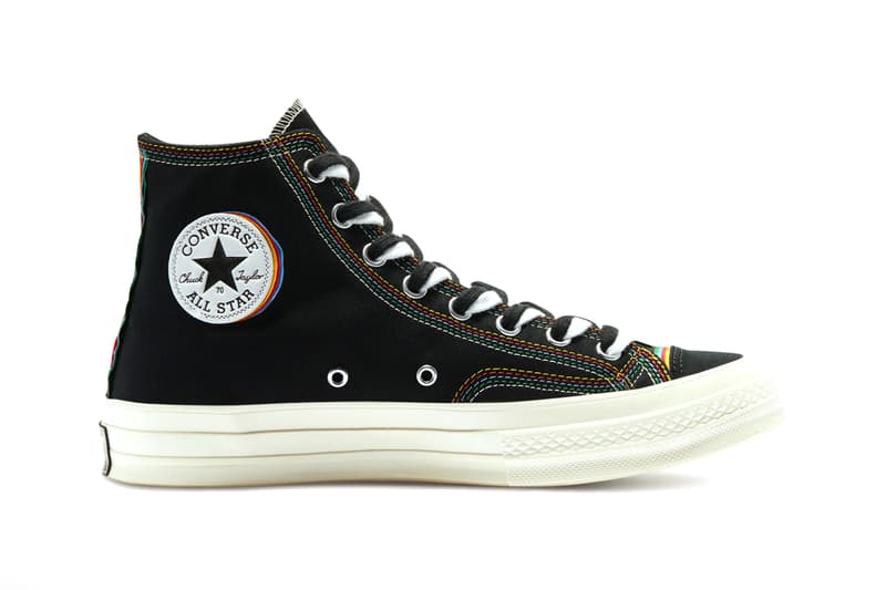 Converse からマルチカラーのステッチが施された新作 Chuck 70 が登場 converse chuck 70 hi layers black white multicolor egret 169047c 169046c official release date info photos price store list
