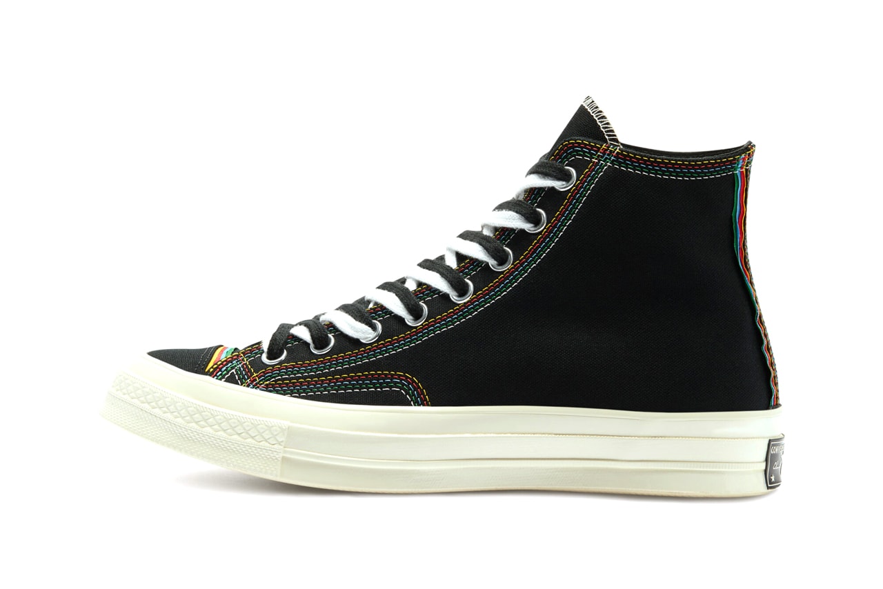 Converse からマルチカラーのステッチが施された新作 Chuck 70 が登場 converse chuck 70 hi layers black white multicolor egret 169047c 169046c official release date info photos price store list
